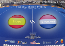 SPAIN Vs NETHERLANDS (24th JANUARY 2015) – SPAIN PREPARATION MATCHES TO HOCKEY WORLD LEAGUE SEMI-FINAL