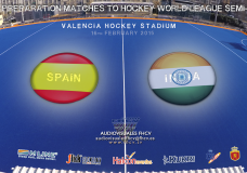 ESPAÑA Vs INDIA (16 de Febrero 2015) – Torneo Internacional 4 naciones de Hockey Hierba Valencia